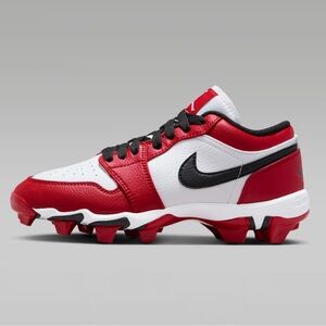 Nike Jordan 1 low Big Kids' Cleats, Baseball/Cleats – Size 1Y – Good Condition